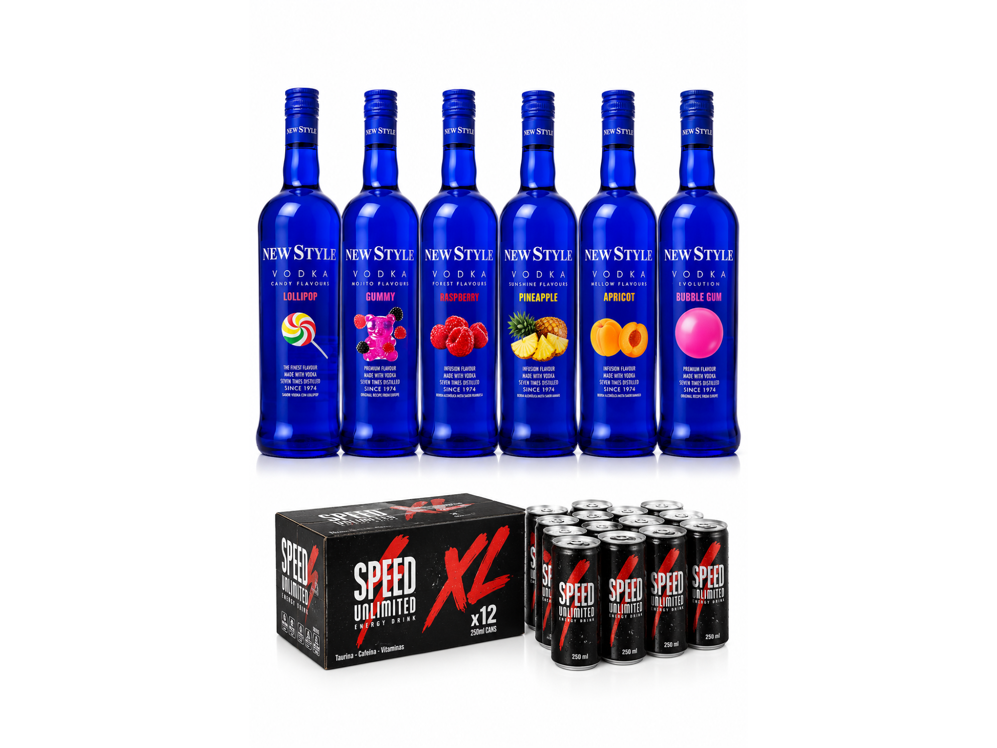 6 New Style Mixeados + 12 speed XL
