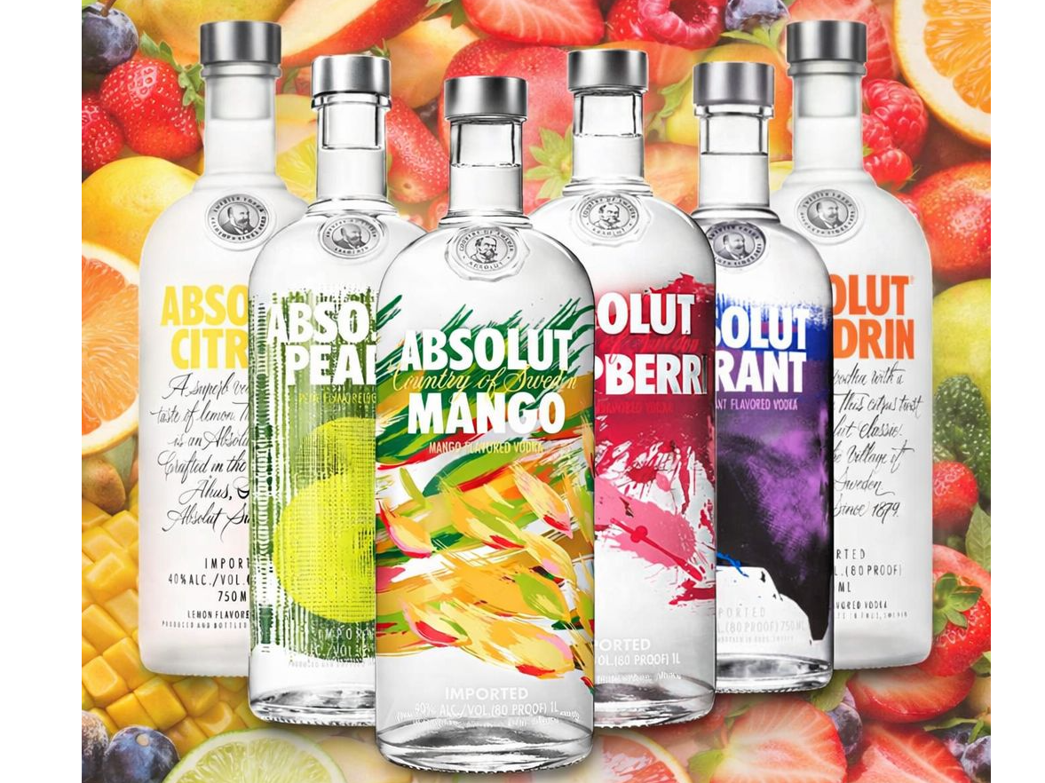Absolut 700ml  igual o surtido x 06 unid