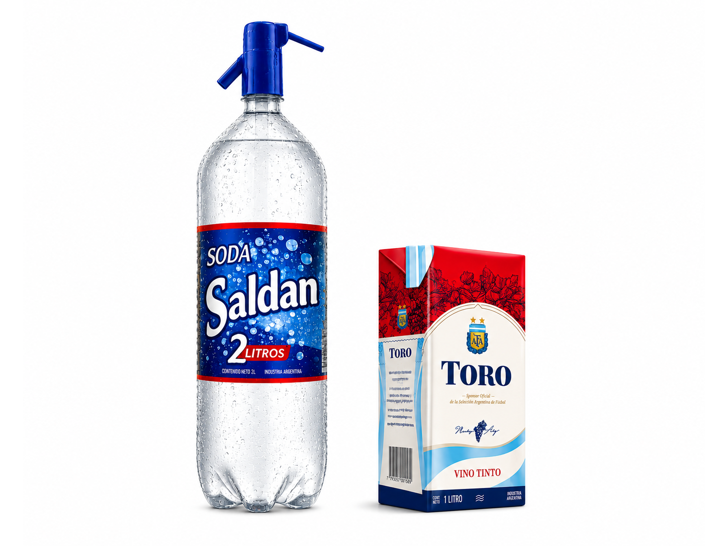 12 soda Saldan + 12 Toro Tinto