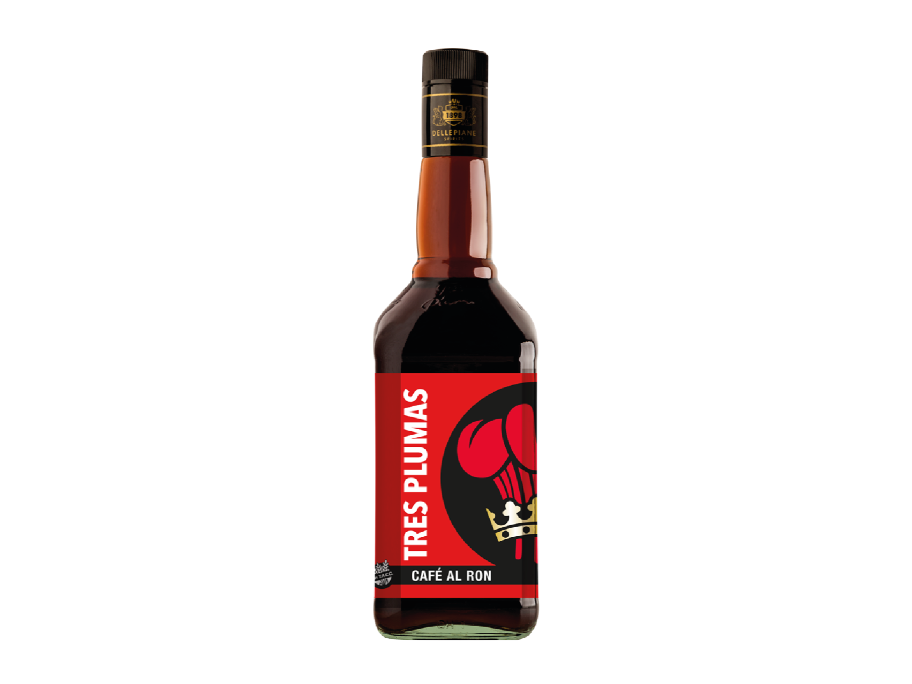 Licor 3 Plumas Cafe al Ron x 01 unidad