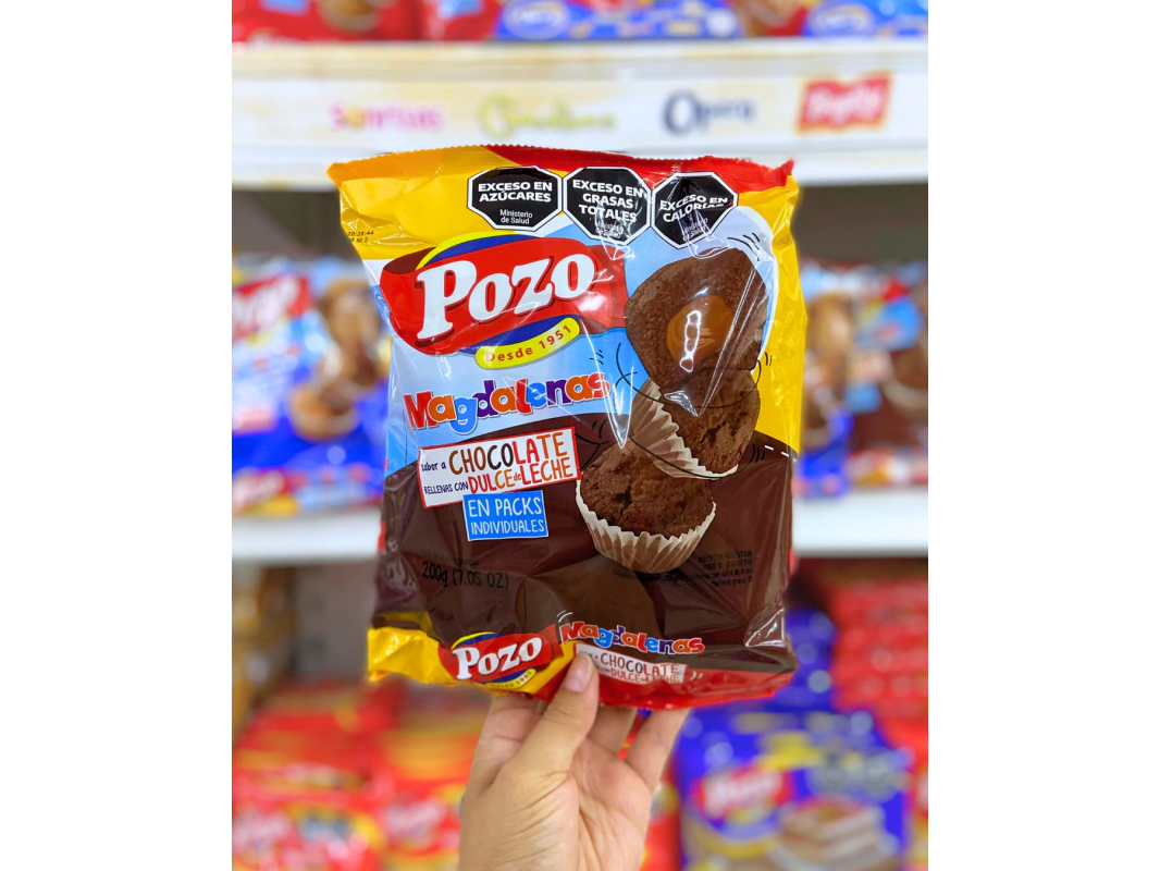 Magdalenas Pozo de chocolate 10 *200grs