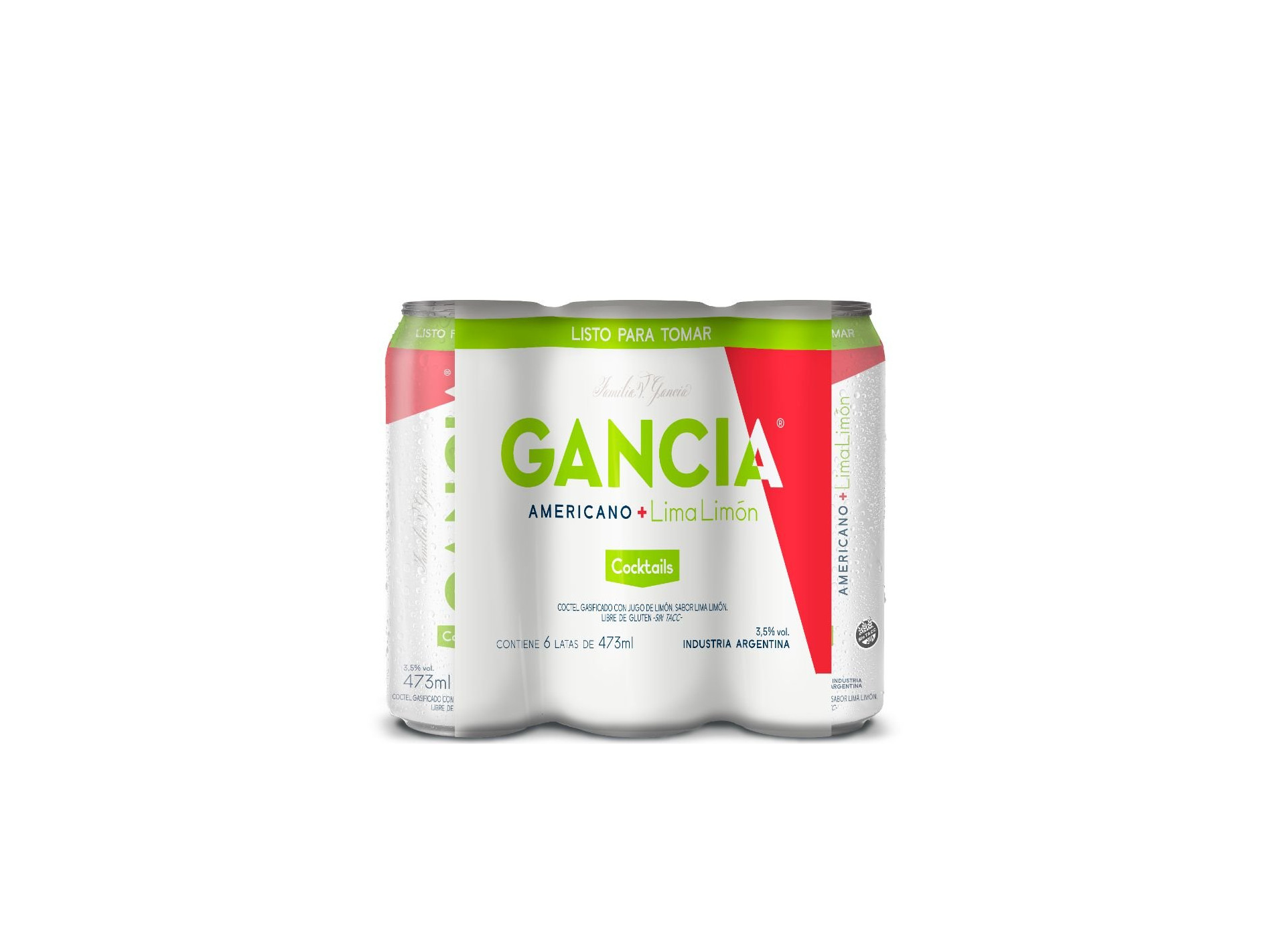 Latas Gancia 473 ml x 24 unid