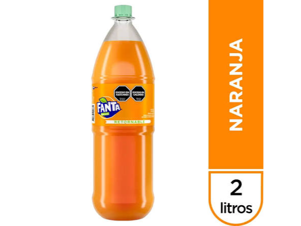Fanta 2 lts x 08 unid