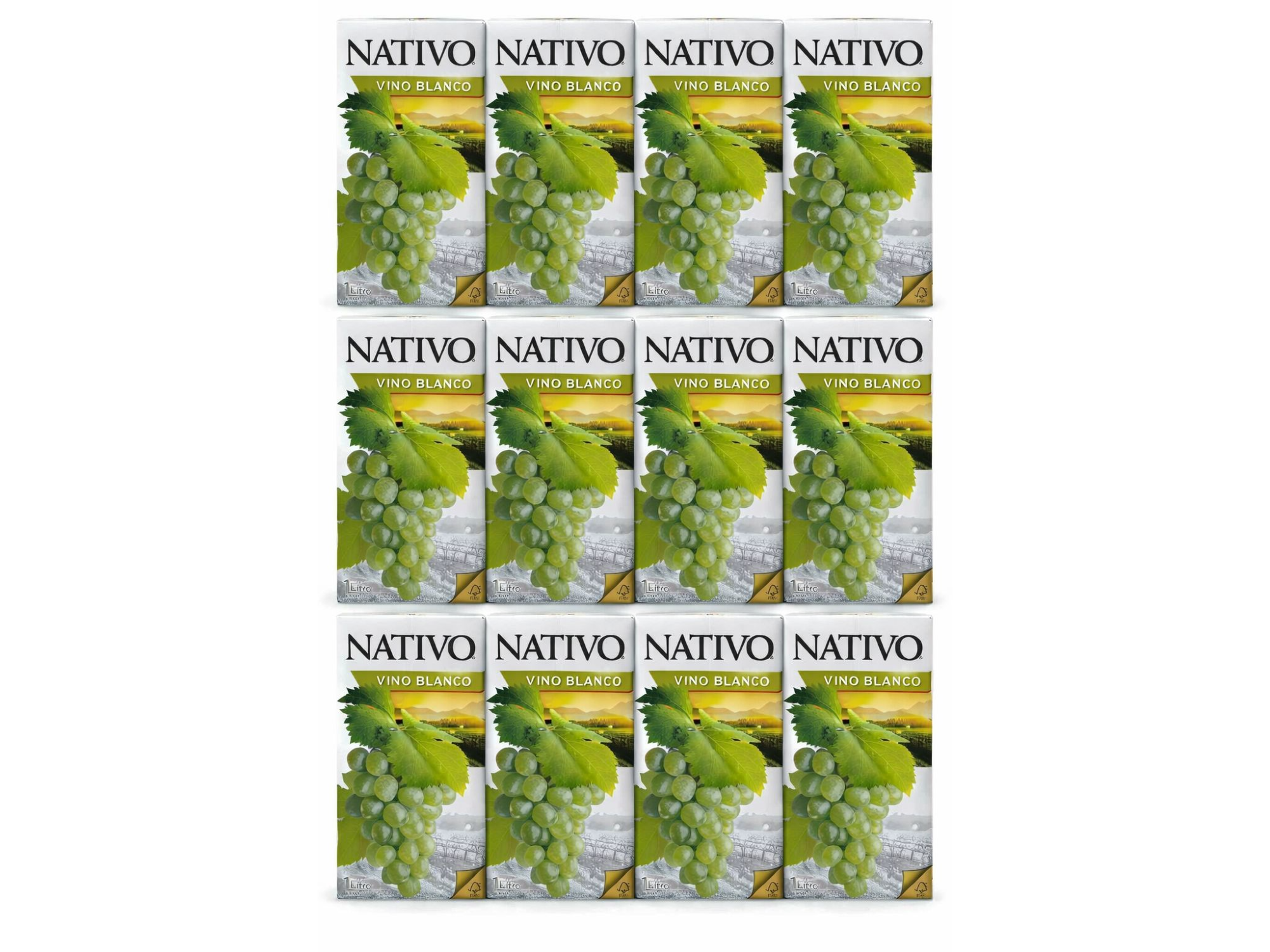 01 Pack x 12 Nativo Blanco