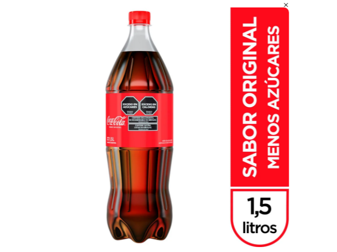 Coca-Cola Botella Plástico No Retornable 1.5