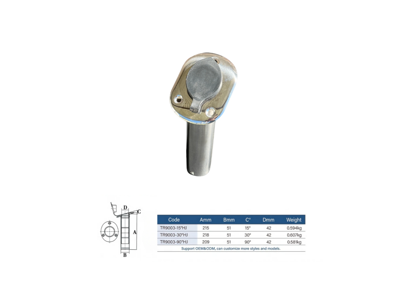 DE EMBUTIR - ACERO INOXIDABLE de STEEL MARINE