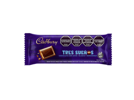 Tableta Cadbury 3 Sueños 82gr