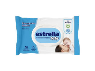 Toallita Humeda Estrella H. Sensible 50u