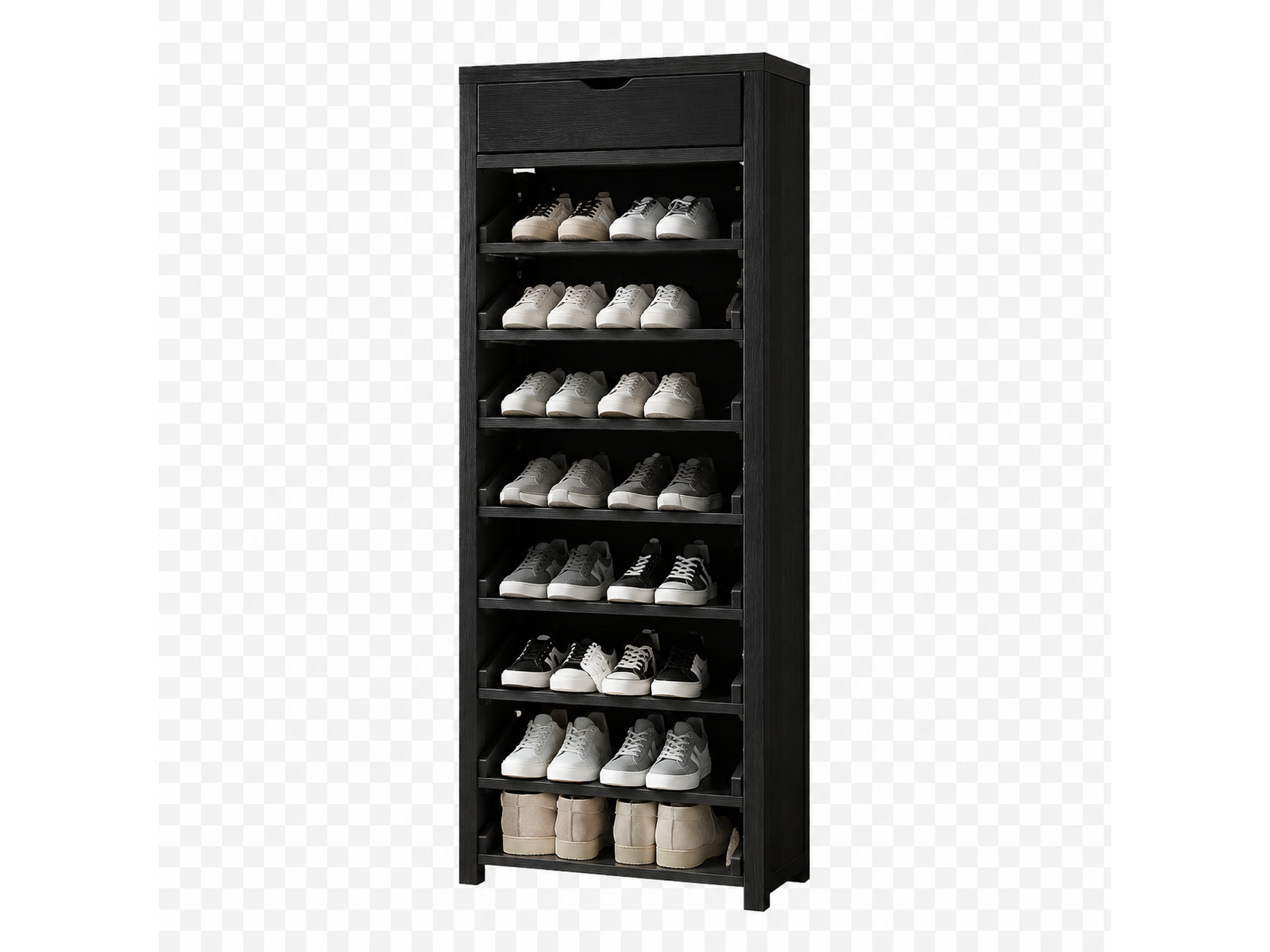 Zapatero Organizador de calzado simple 24 pares 8 niveles