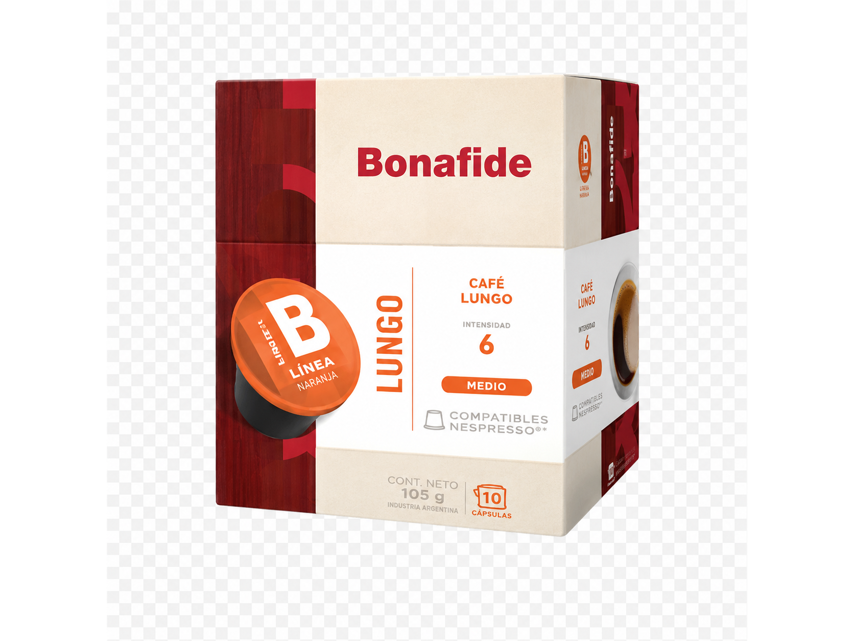 Bonafide Capsulas Tipo Dolce Gusto Lungo x10