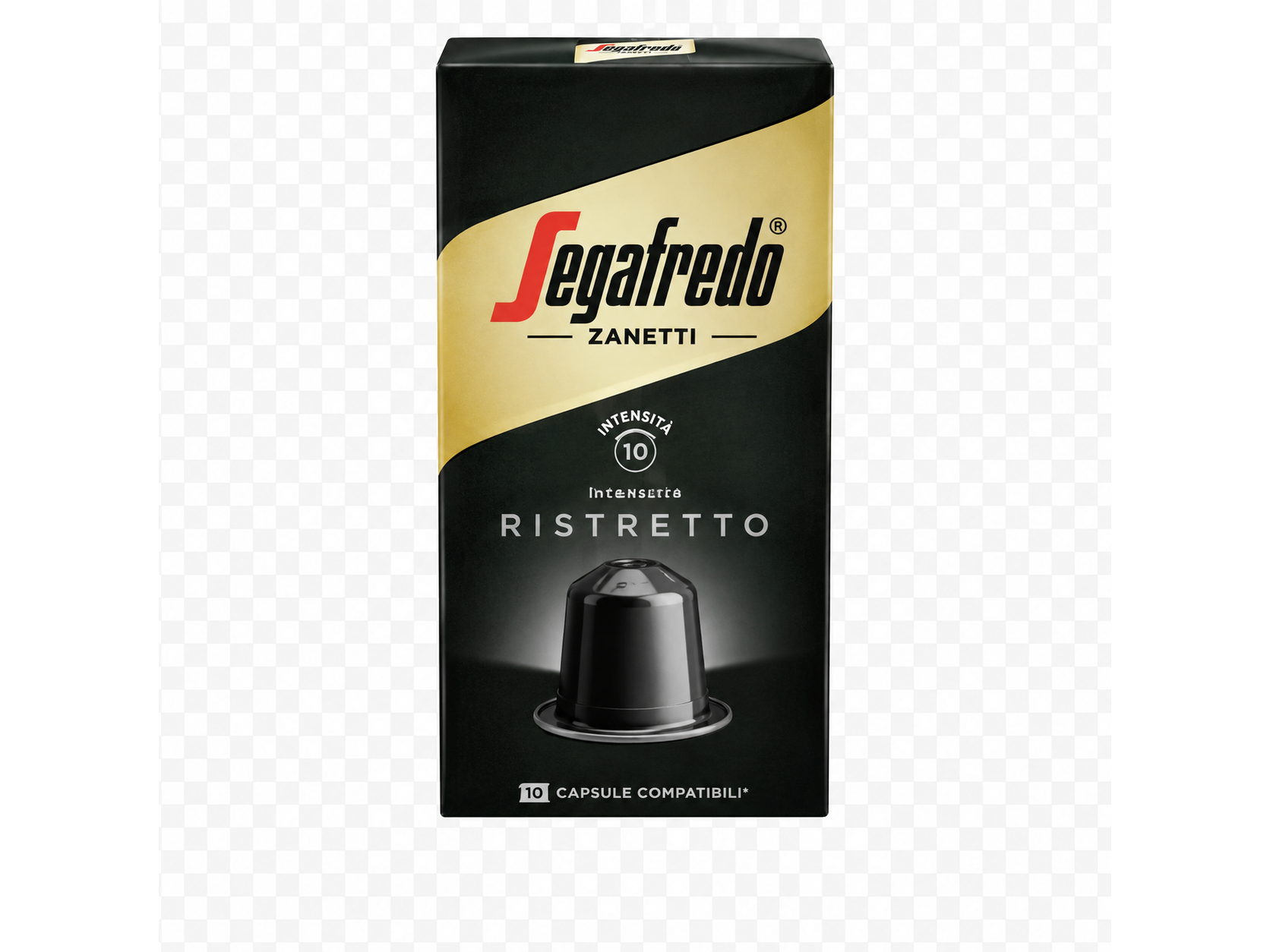 Cápsulas Cafe Segafredo Espresso Ristretto X10 Compatible Nespresso