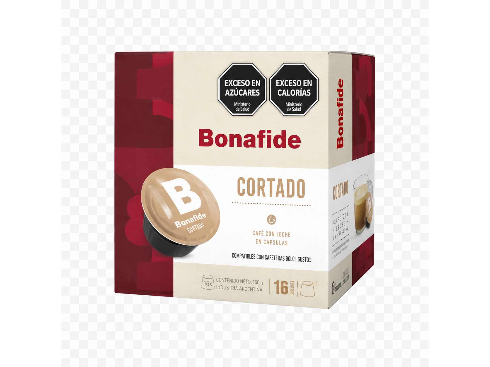 Bonafide Capsulas Tipo Dolce Gusto Cortado x10