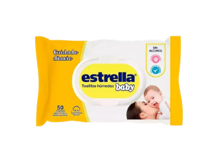 Toallita Humeda Estrella C.Diario 50u