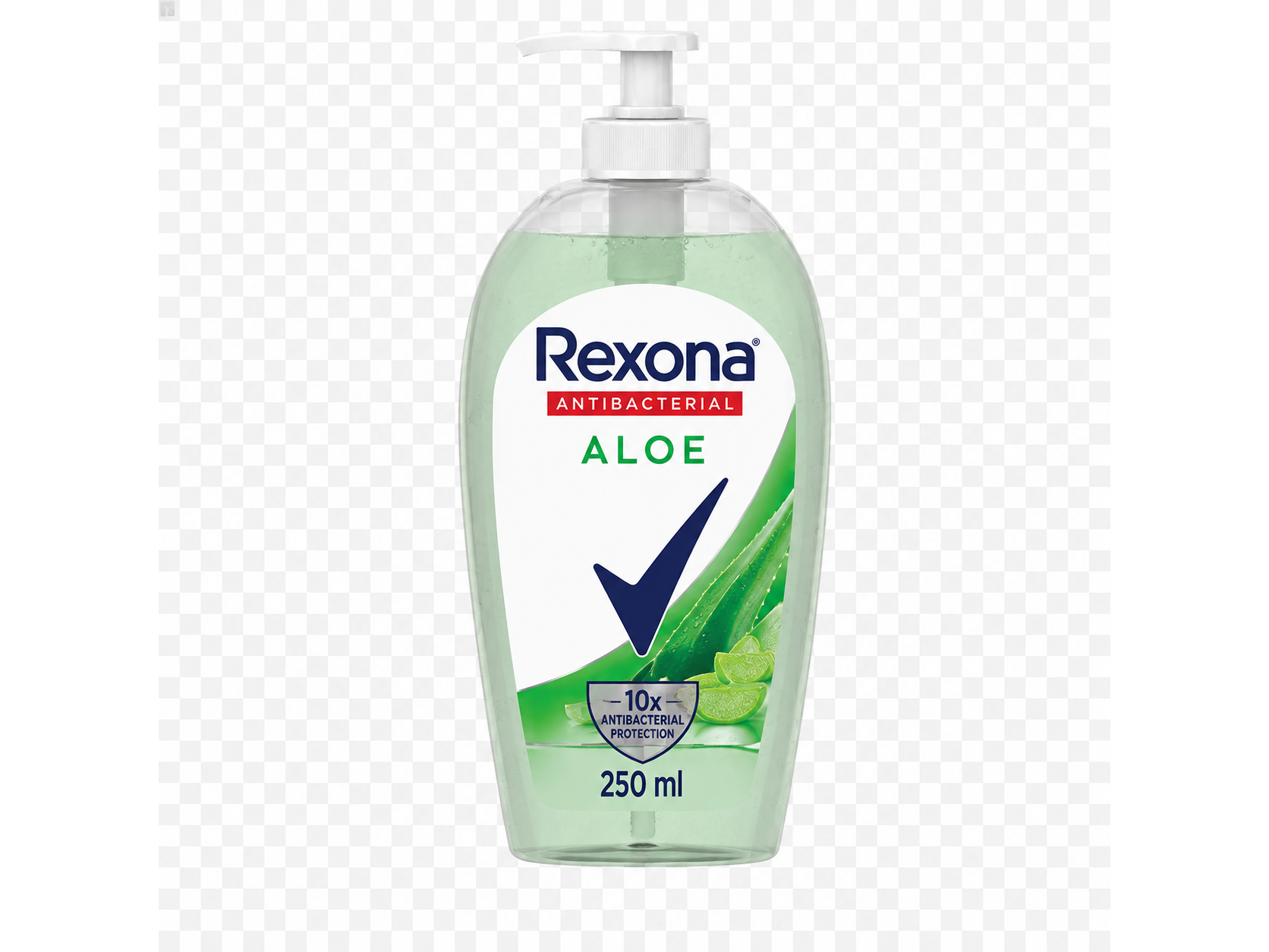 Jabon Liquido Antibacterial Rexona Aloe X250ml