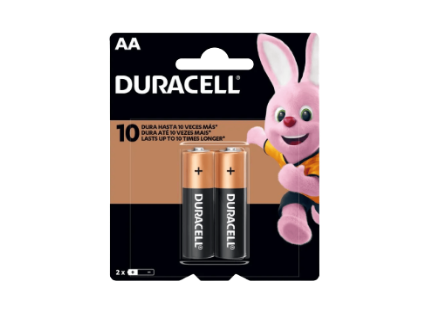 Duracell Pila Alcalina AA x2