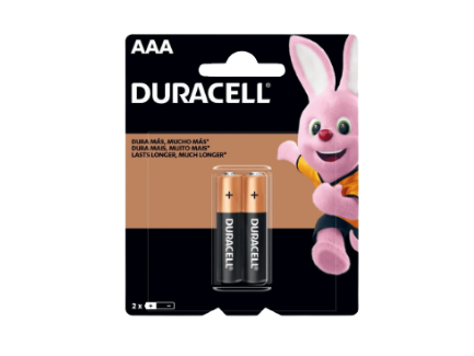 Duracell Pila Alcalina AAA x2