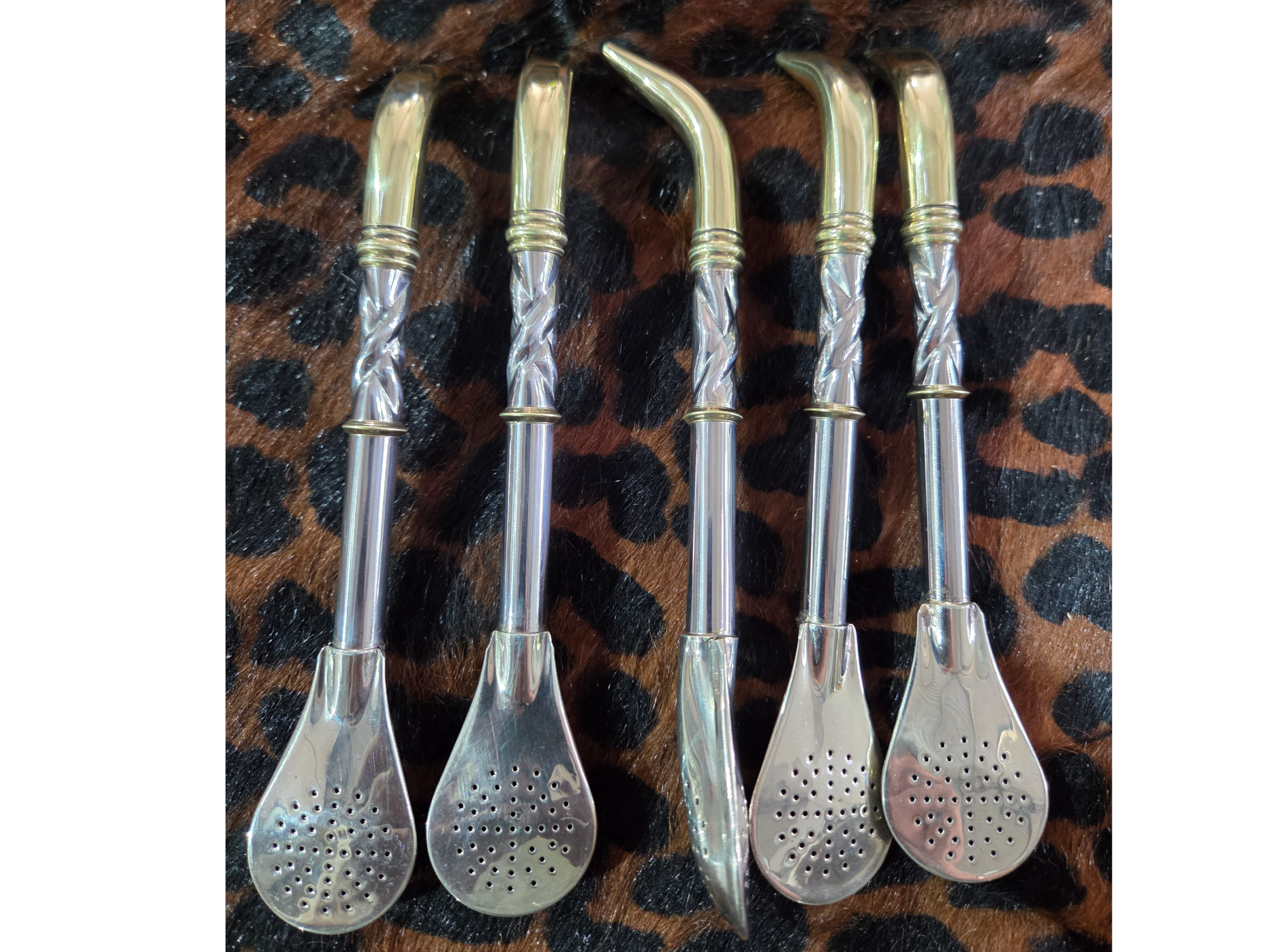 Bombillon alpaca torneadas pico bronce premiun