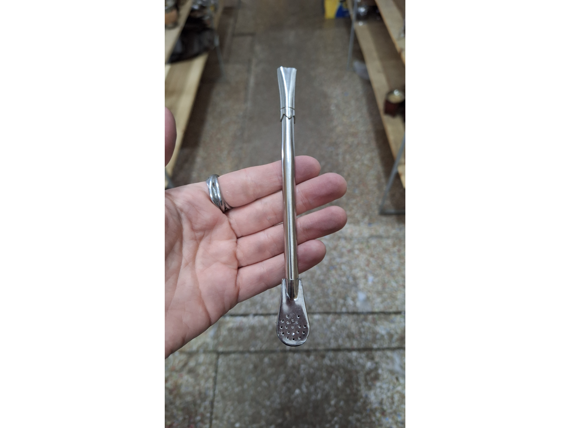 Bombilla de acero fina Entrerriana
