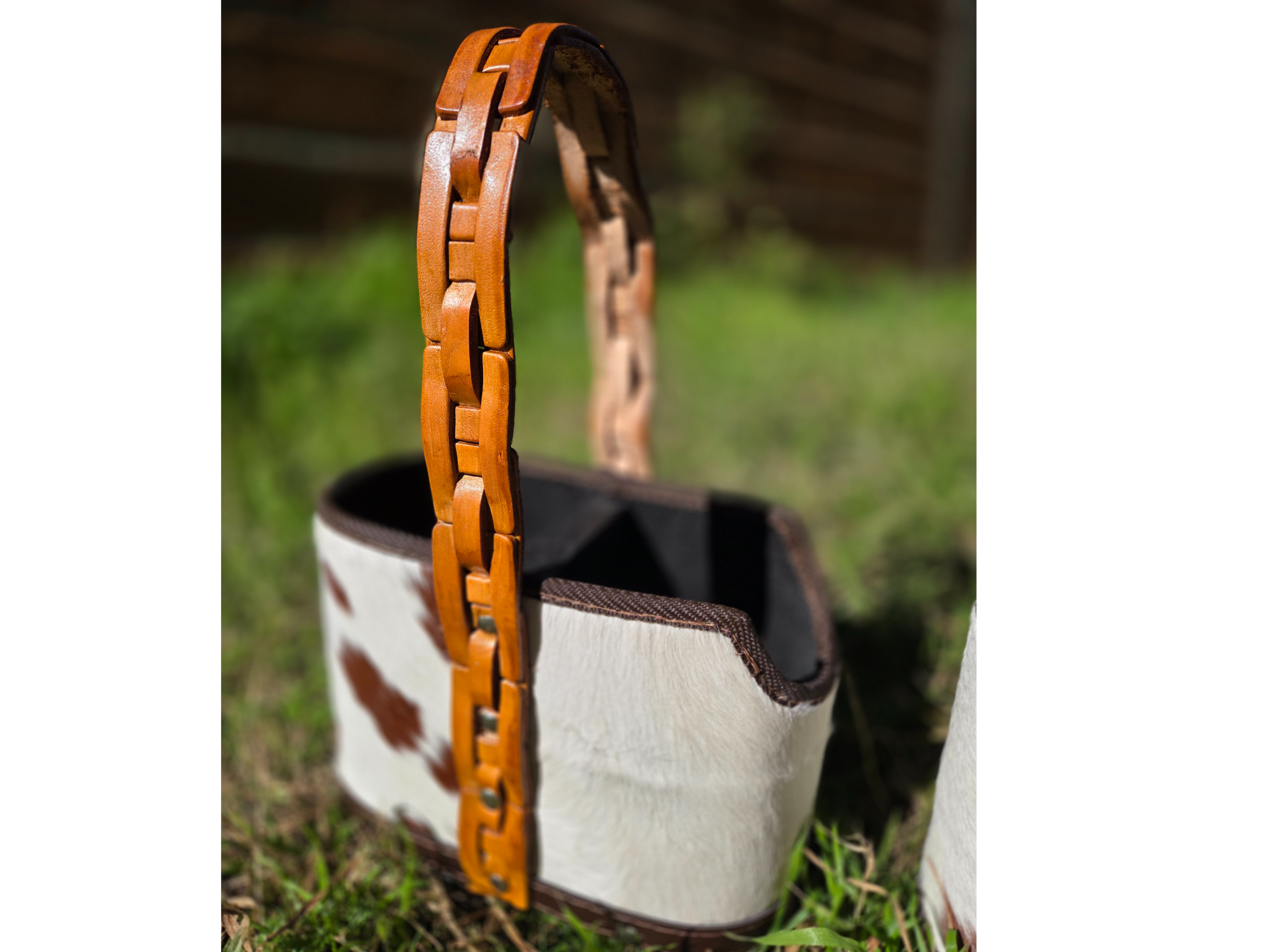 Canasta simple uruguaya con pelo