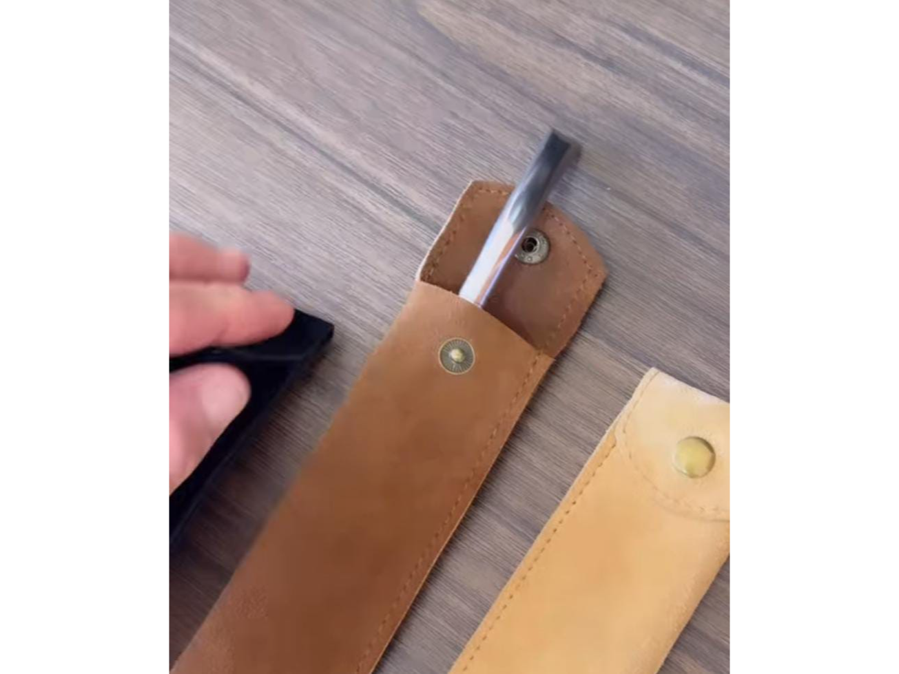 Porta Bombilla Gamuza