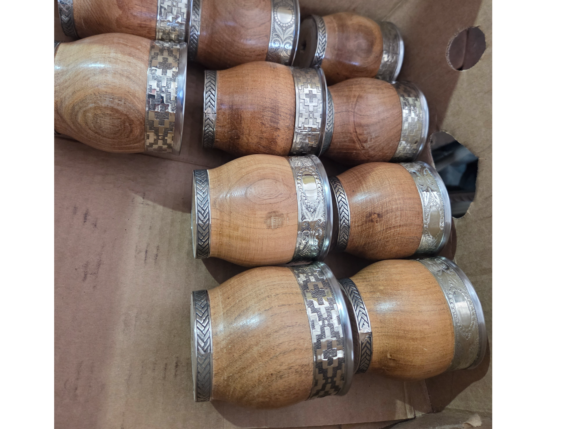 Barrilito combindo con base virola alpaca