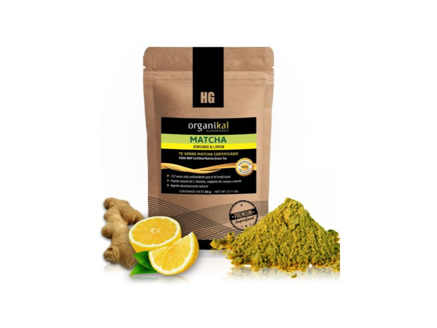 Te Matcha Organikal jengibre y limon