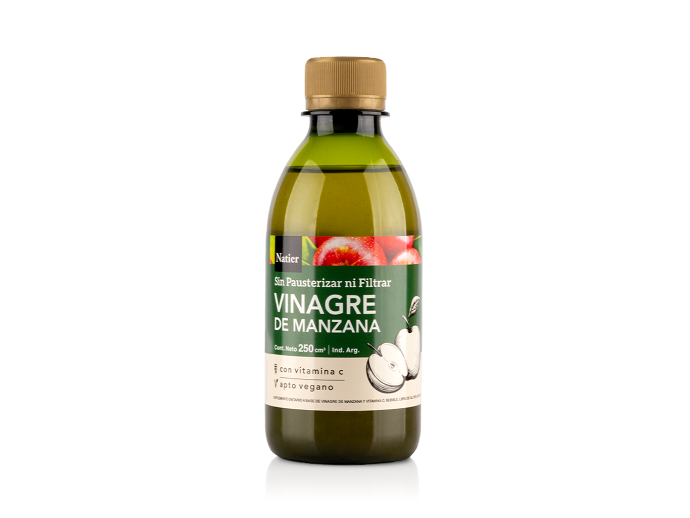 VINAGRE DE MANZANA BEBIBLE x 250cc Natier
