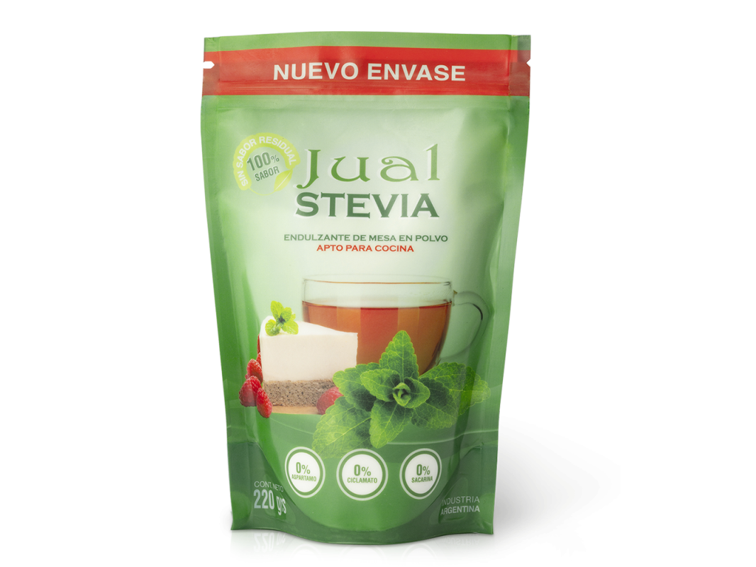 Stevia Jual en Polvo Reposicion x 220gr