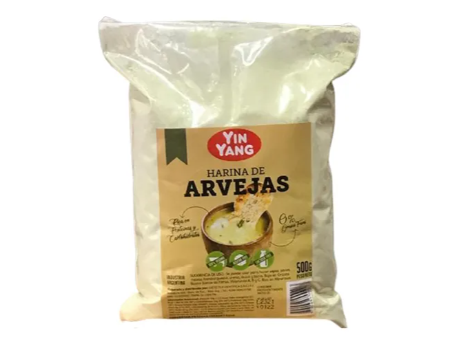Harina de arvejas YING YANG x 500 gr