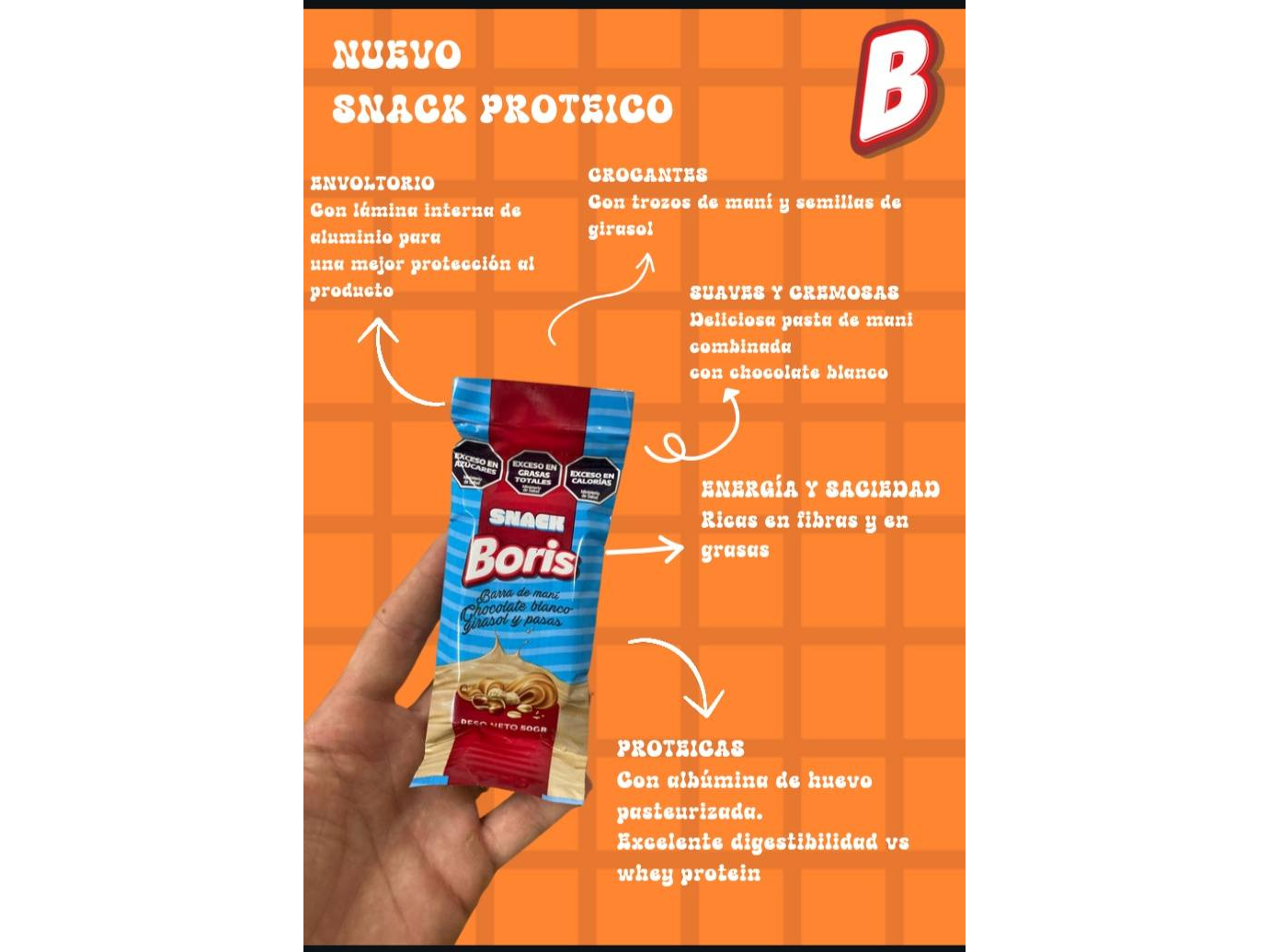 Barritas proteicas Boris