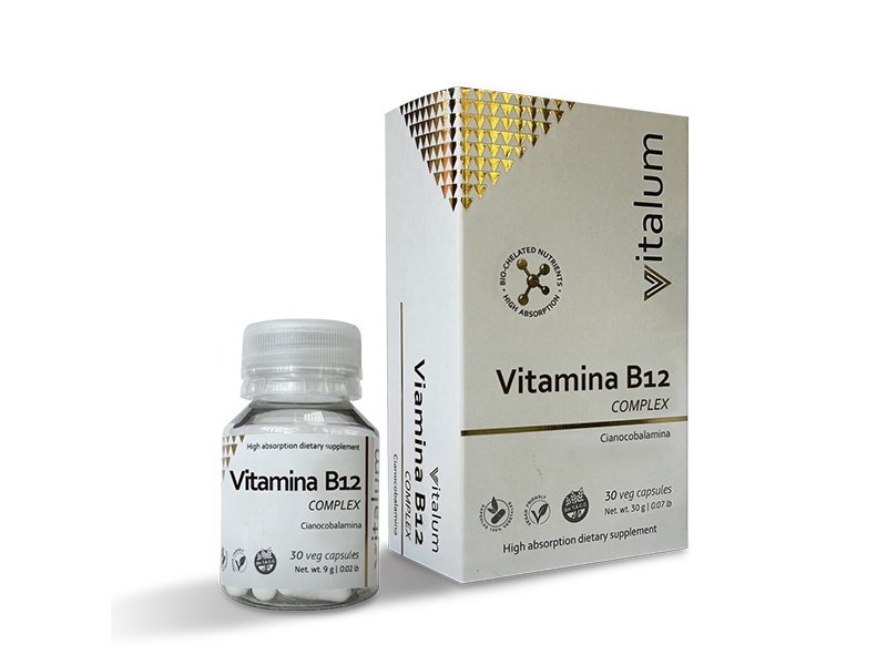 Vitamina B12 Complex 60cap. vegetales VITALUM