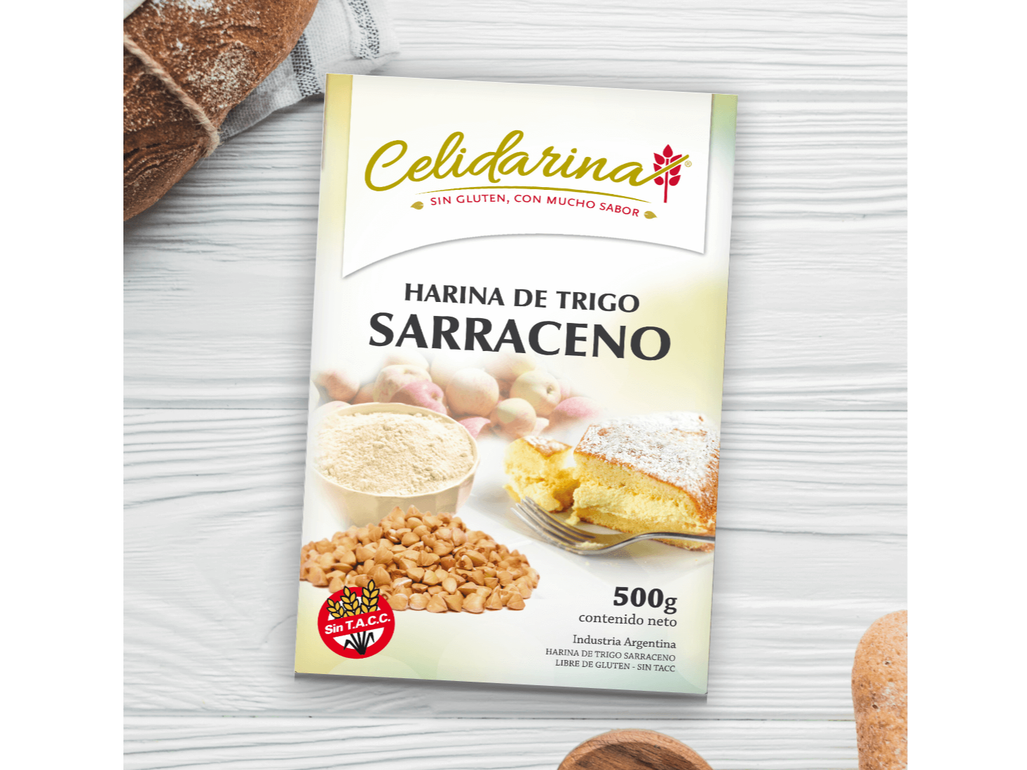 Harina de Trigo Sarraceno Celidarina x 500gr SIN TACC