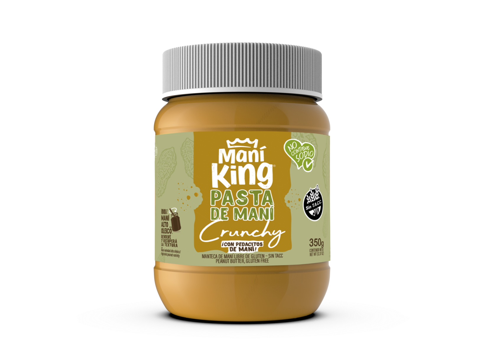 Pasta de Mani King x 350gr Crunchy