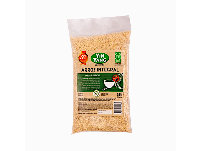 Arroz integral organico Ying Yang x 500gr
