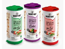 Discos de arroz Risky Dit x 100gr