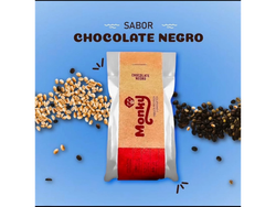 Monky de chocolate negro o blanco