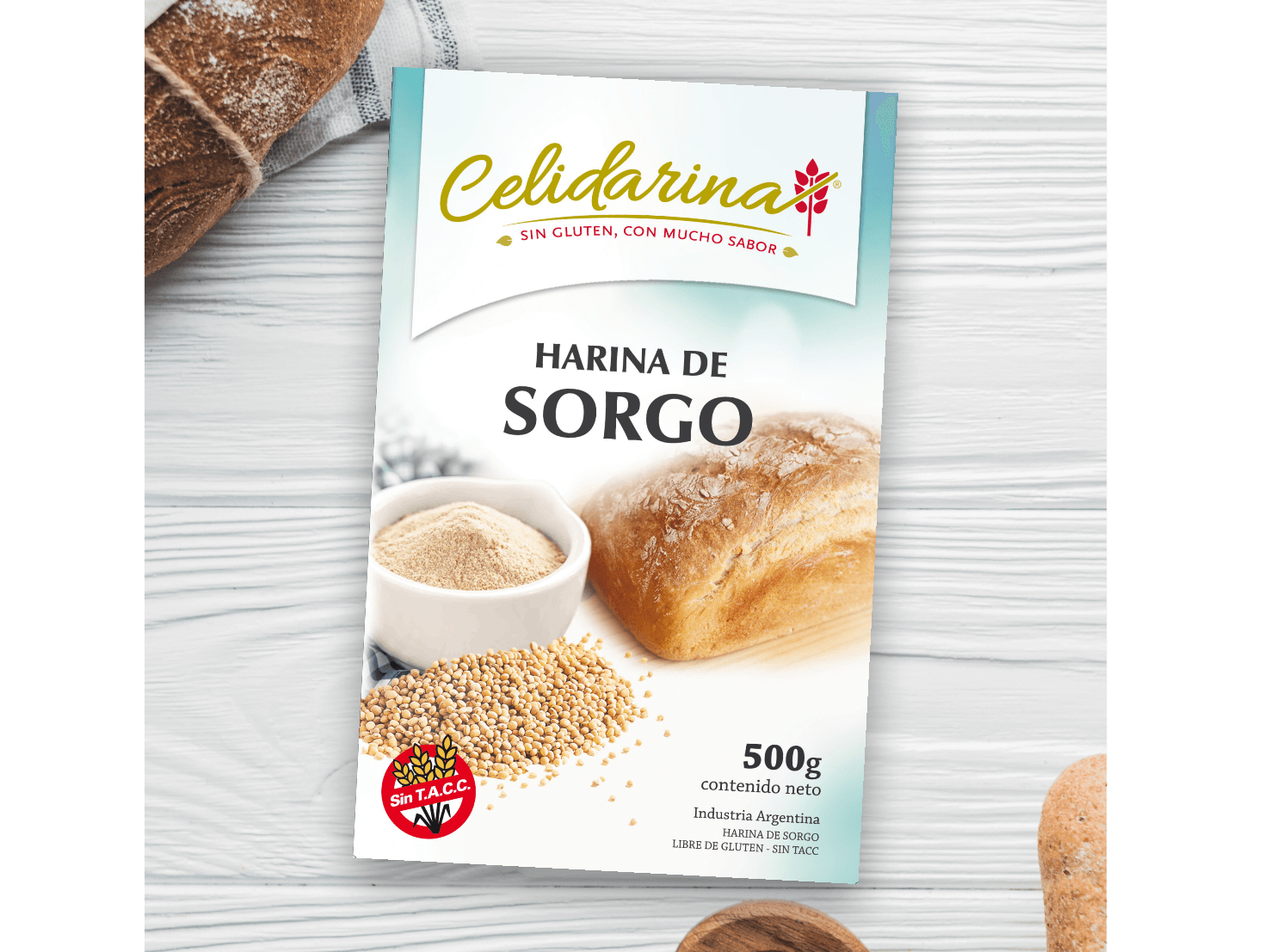 Harina de Sorgo Celidarina x 500gr SIN TACC (Precio x unidad)