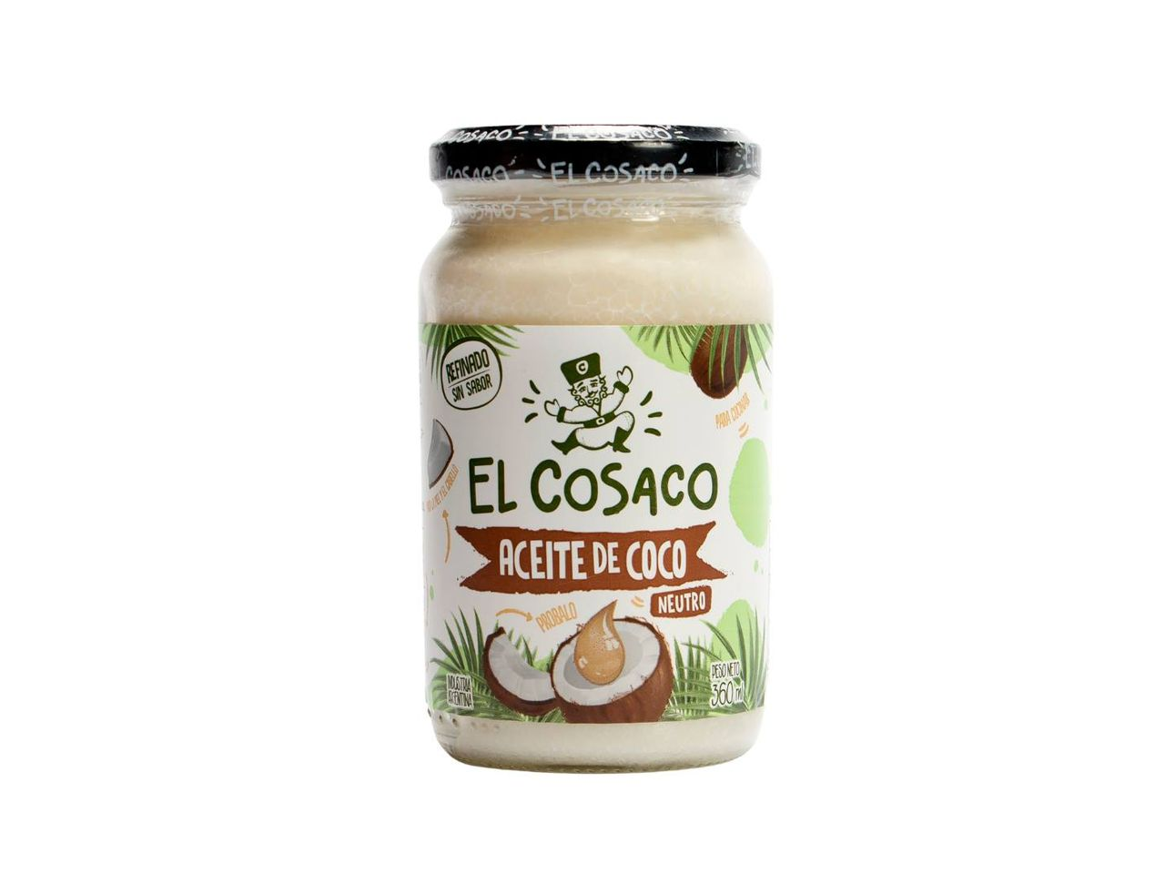 Aceite de Coco Neutro EL COSACO x360cc