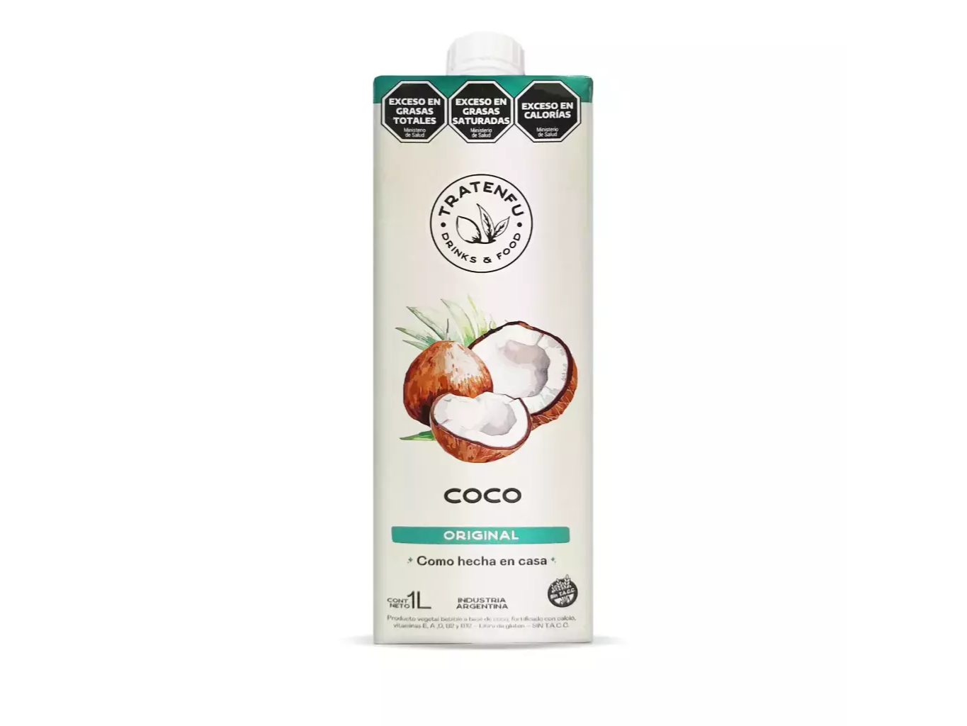 Leche de Coco 1 litro Tratenfu