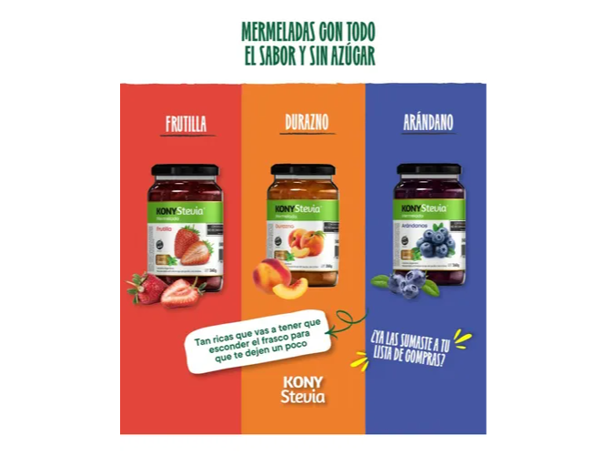 Mermelada Kony Stevia x 360cc