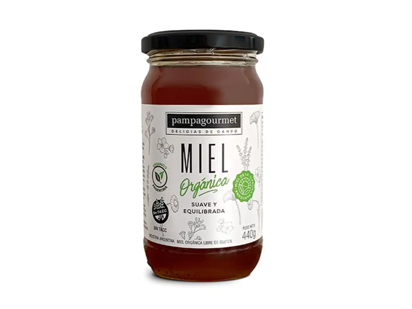 Miel Organica x 440gr PampaGourmet