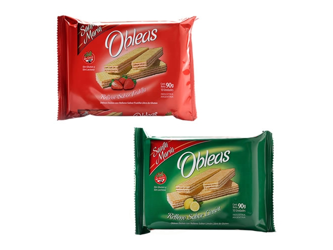 Galletas Obleas Santa Maria sin Gluten
