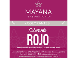 COLORANTE ROJO x 1 lt MAYANA