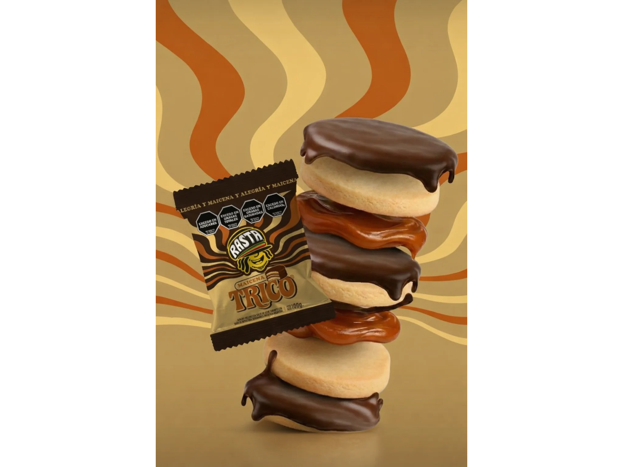 Alfajor Rasta Triple