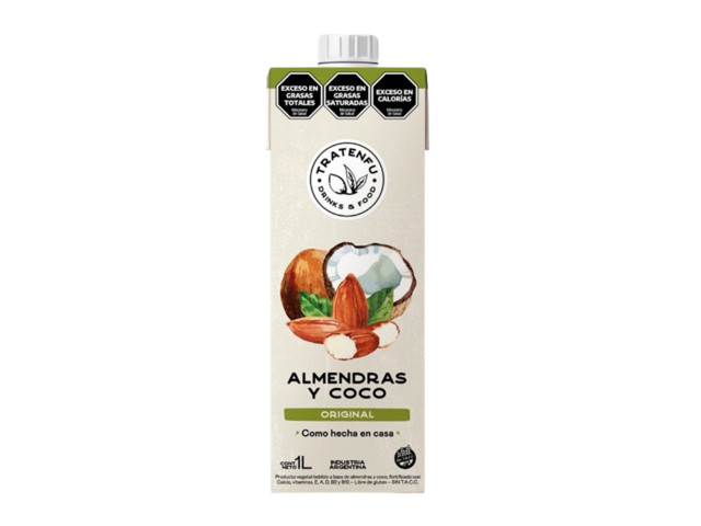 Leche de Almendras y Coco 1 litro Tratenfu