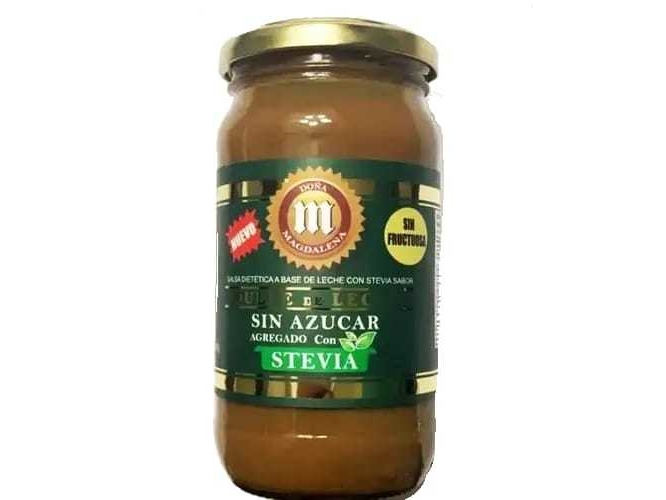 Dulce de leche con stevia SIN FRUCTOSA DOÑA MAGDALENA 400 gr