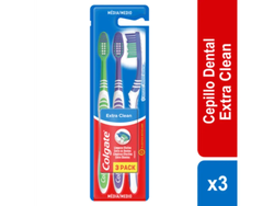 Cepillo Dental Colgate Extra Clean 3 Un