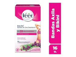 Banda Depilatoria Veet Axila Y Bikini Piel Normal 16 Un
