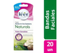 Bandas Depilatorias Veet Faciales Naturals 20 Un