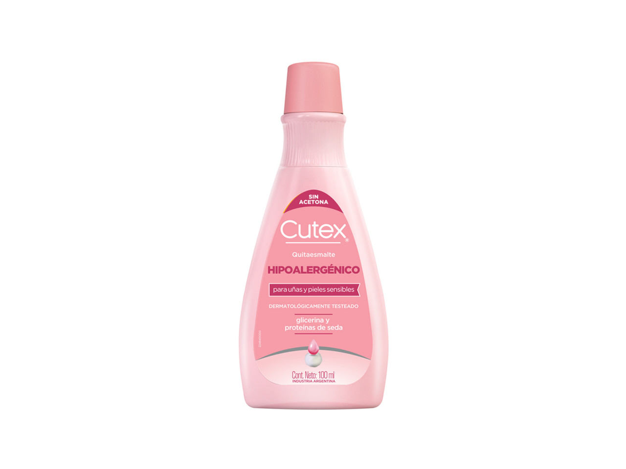 Quitaesmalte Cutex Hipoalergenico 100 ml